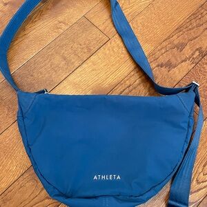 Athleta Navy Crossbody Bag